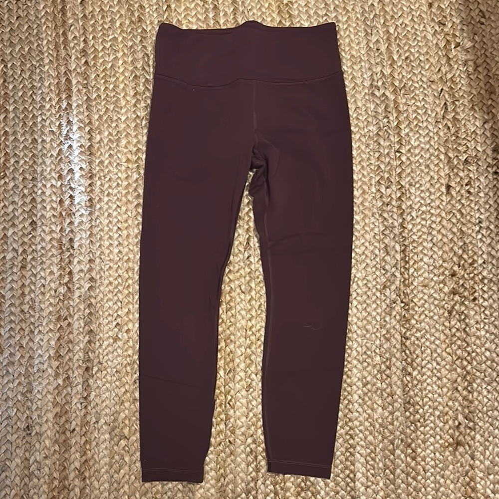 Brown High-Waisted Leggings